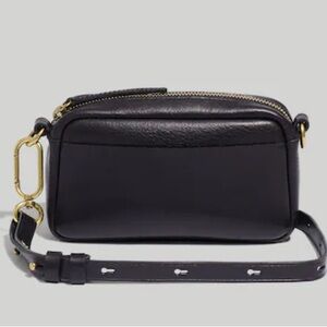The Leather Carabiner Mini Crossbody Bag